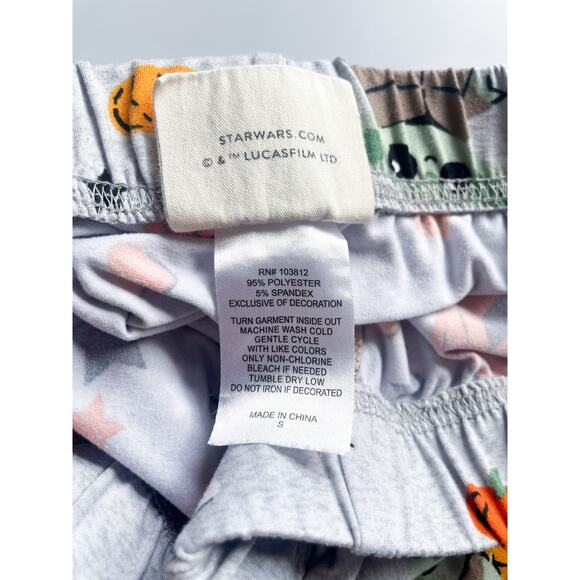 Star Wars Slumber Munki Munki Yoda Halloween Sleep Pajama Pants Size Small - Picture 4 of 4